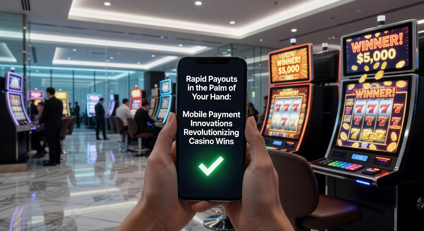 Grafik vergleicht Auszahlungszeiten traditionell vs. mobil, mit Smartphone im Vordergrund