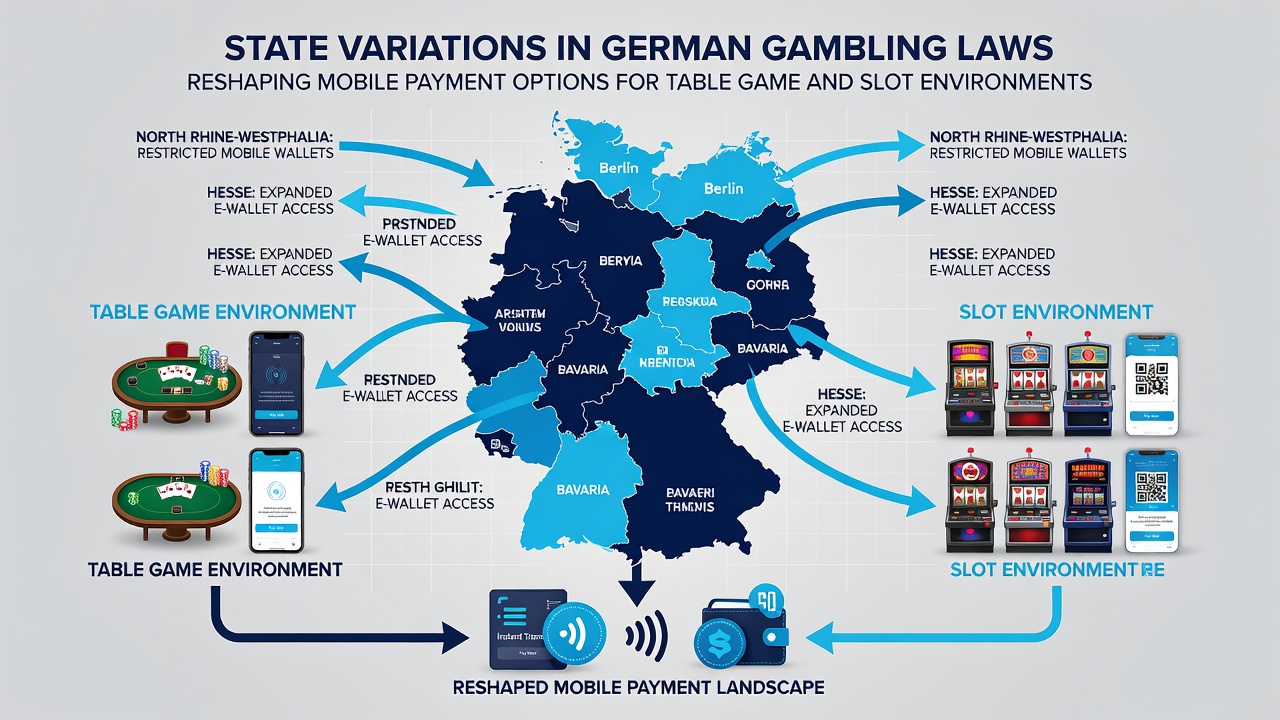 Mobile Zahlungsoptionen für Tischspiele und Slots unter regionalen deutschen Vorschriften